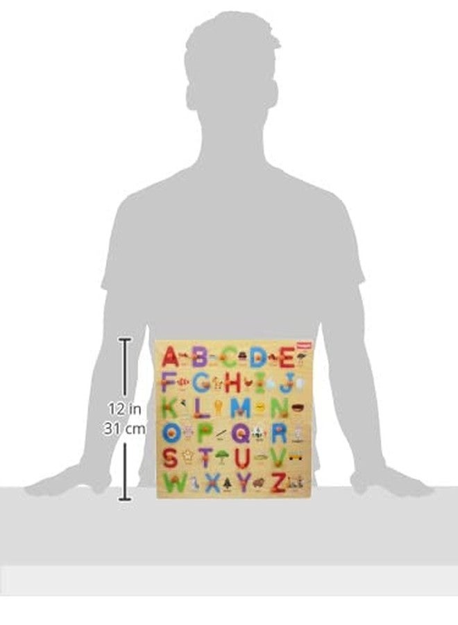 فنسكول أحجية خشبية من فن سكول - ABC، خشبية، 26 قطعة، أحجية، للأطفال من عمر 3 سنوات فما فوق، لعبة - Image 5